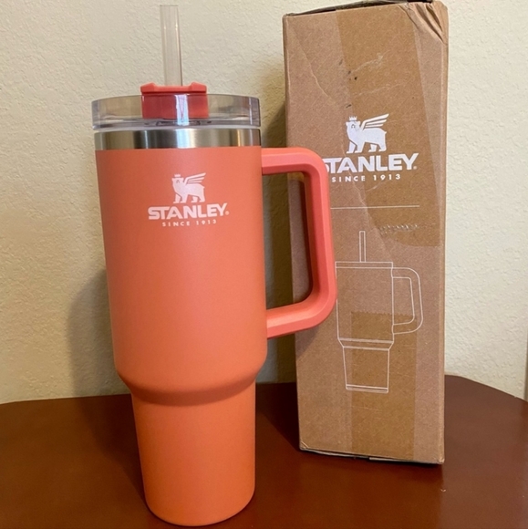 Stanley Other - Stanley Adventure Quencher Travel Tumbler 40 Oz - GRAPEFRUIT - Spring 2022